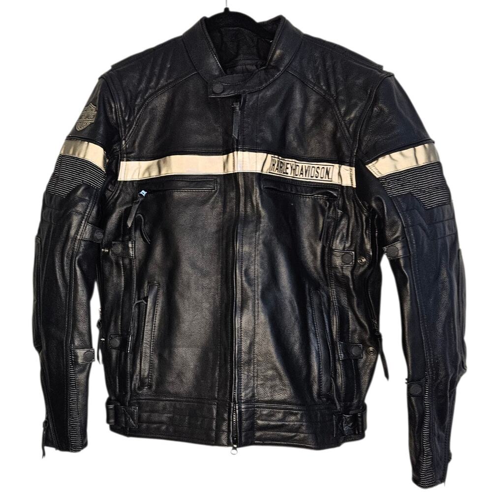 Harley Davidson Triple Vent Evolution Leather Rid… - image 1
